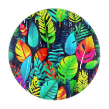 Vibrant Foliage Drizzle Art