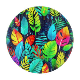 Vibrant Foliage Drizzle Art