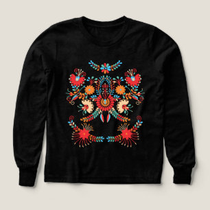 Vibrant Folk Blommigt T-Shirt