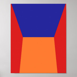 Vibrant för perspektivperspektiv i Byggnad Poster