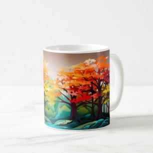 Vibrant Forest Mugg