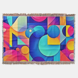 Vibrant formuppspelning filt