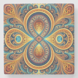 Vibrant Fractal Art Stenunderlägg