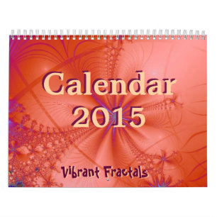 Vibrant Fractaler 2015-kalender Kalender