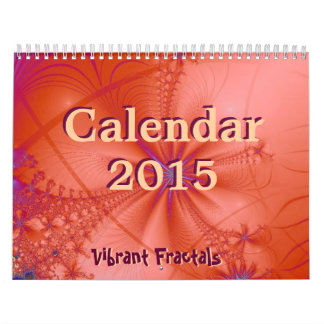 Vibrant Fractaler 2015-kalender Kalender