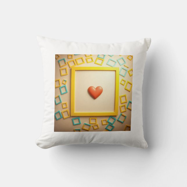 Vibrant Frame Delight Kudde (Framsida)