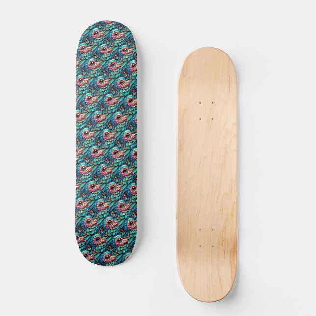 Vibrant framskapad service mini skateboard bräda 18,5 cm (Framsida)