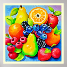 Vibrant Frukt still Life
