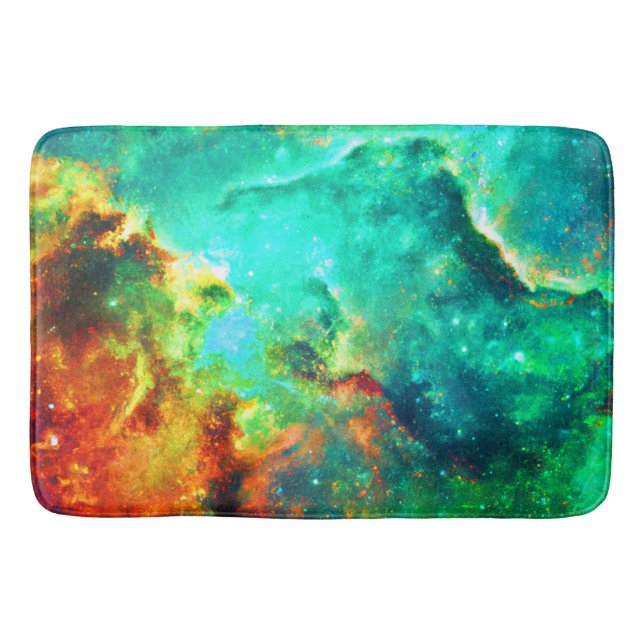 Vibrant Galaxy Canvas Art Badrumsmatta (Framsidan)