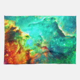 Vibrant Galaxy Canvas Art Kökshandduk