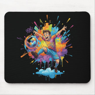 Vibrant Gamer Splash Mouse Pad Musmatta
