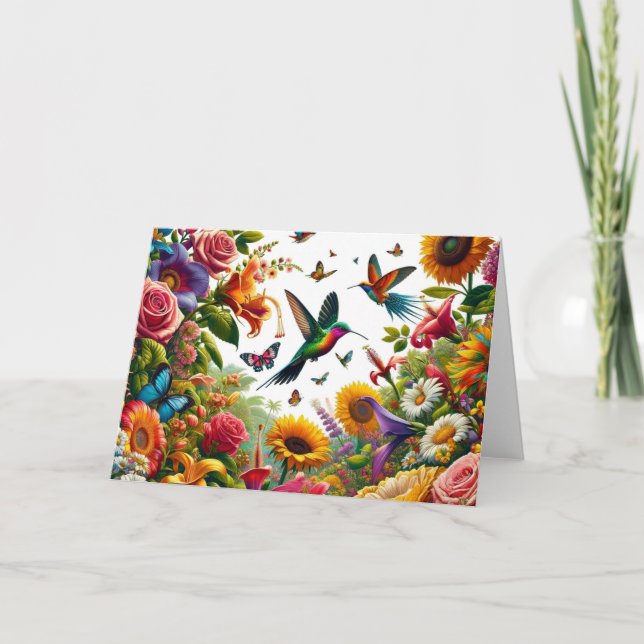 Vibrant Garden Kort (Framsida)