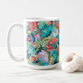 Vibrant Garden Symphony Kaffemugg