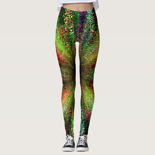 Vibrant Gaze Leggings (Framsida)