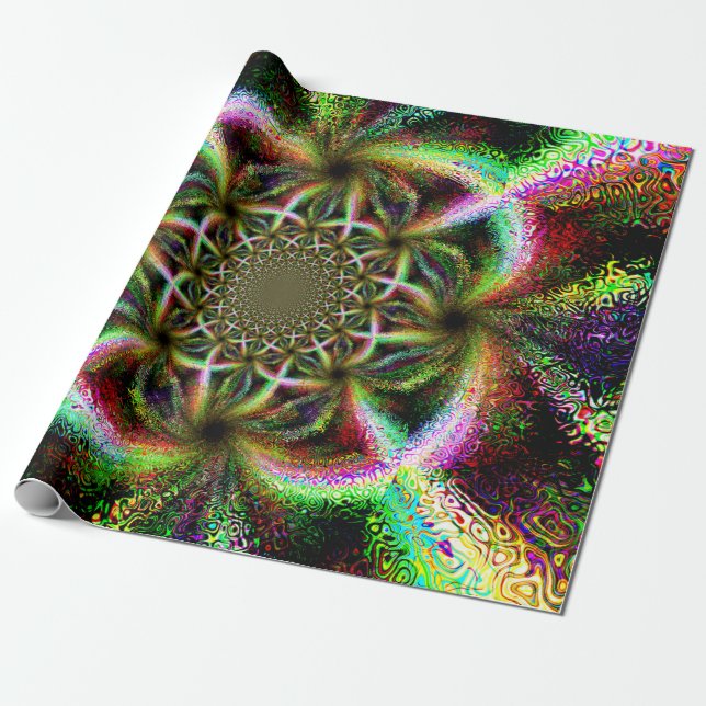 Vibrant Gaze-Polar Presentpapper (Utrullad)