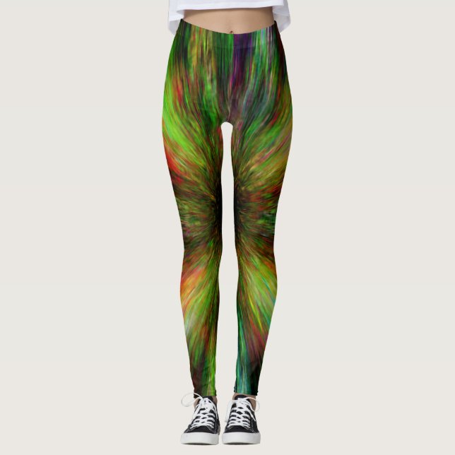 Vibrant Gaze Zoom Leggings (Framsida)