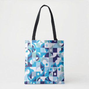 Vibrant geometri: Modern sömlös Tygkasse