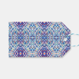Vibrant Geometric Gift-Märkre Presentetikett