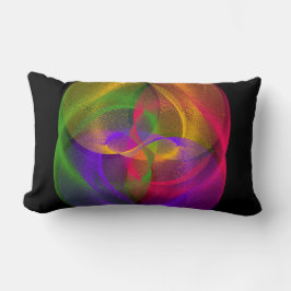 Vibrant Geometric Glossy Dekorativ kudde