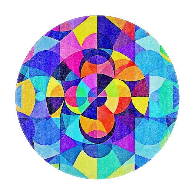 Vibrant Geometric Joy (Framsidan)