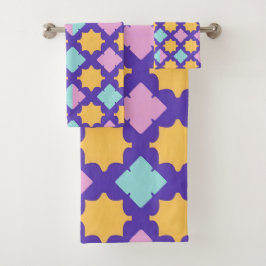 Vibrant Geometric Mönster med Ljusa färger