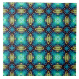 Vibrant Geometric Mönster Mediteranean Inspired Kakelplatta