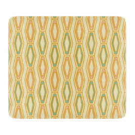 Vibrant geometric pattern with hexagonal shapes 