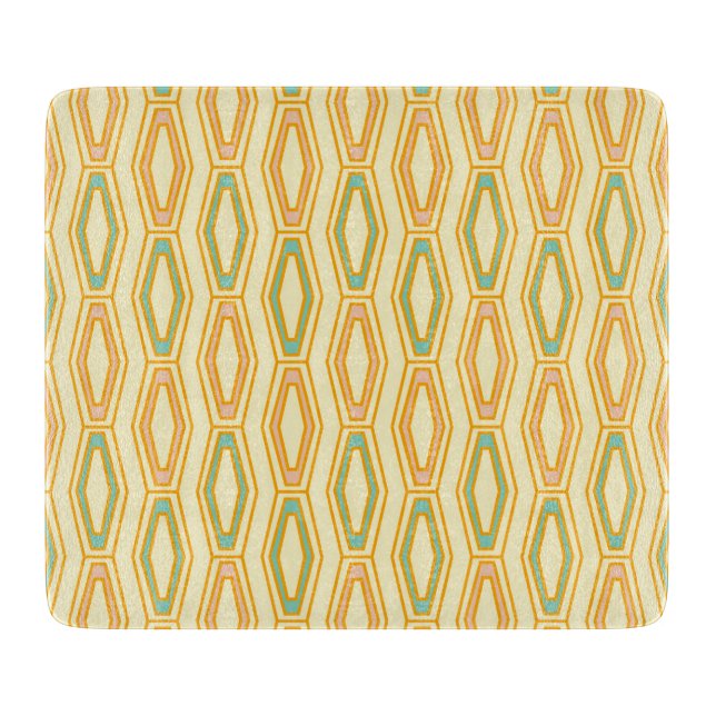 Vibrant geometric pattern with hexagonal shapes  (Framsidan)