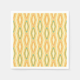 Vibrant geometric pattern with hexagonal shapes  pappersservett