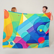 Vibrant geometrisk Abstrakt