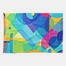 Vibrant geometrisk Abstrakt