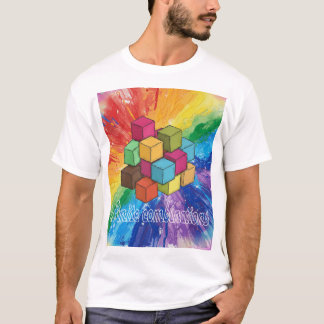 Vibrant grafik T-Shirt, färglös grafik Tee, Unisex T Shirt