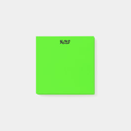 Vibrant Grönt Post-it Block