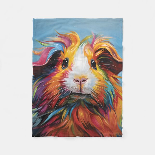 Vibrant Guinea Gris Fleecefilt (Framsidan)