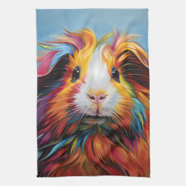 Vibrant Guinea Gris Kökshandduk