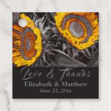 Vibrant Gult Solblommor Charcol Abstrakt Art