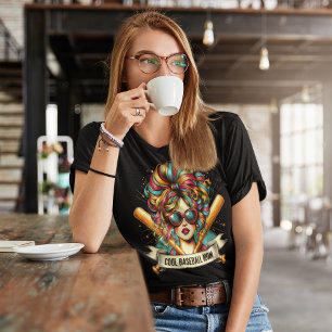 Vibrant Hair, Coolan Baseball Mamma T Shirt