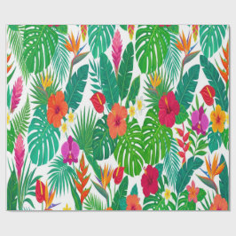 Vibrant Hawaiian Summer Gift Wrap Presentpapper