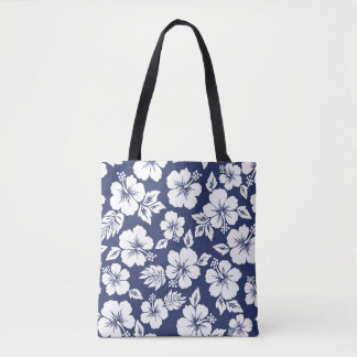 Vibrant Hibiscus: Blommigt Sömlöst Mönster. Tygkasse
