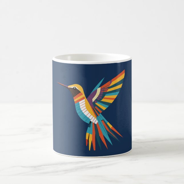 Vibrant Hummingbird Coffee Mugg (Center)