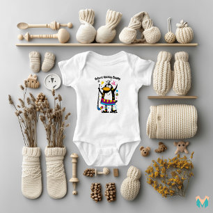 Vibrant Ice Hockey Penguin Design för barn T Shirt