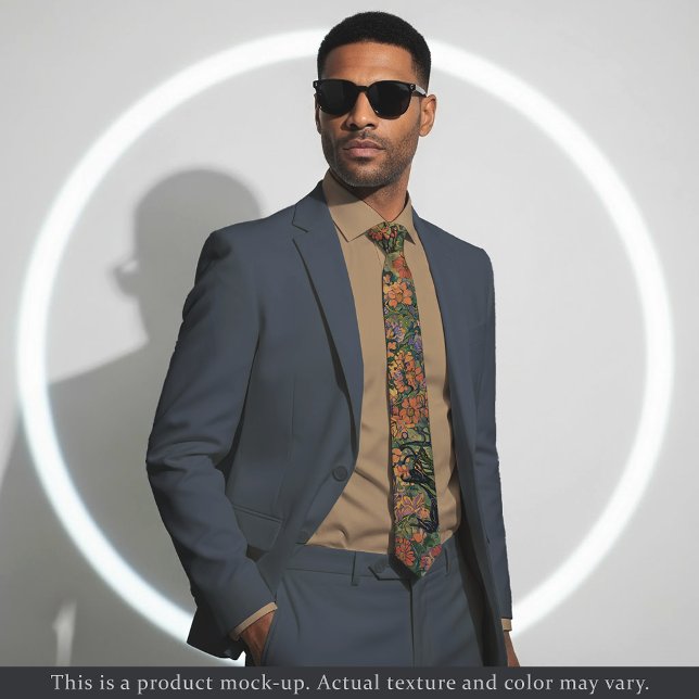 Vibrant Impressionist Garden Necktie Slips (Skapare uppladdad)