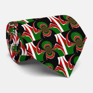 Vibrant Kenyan Flagga: En kraftfull konst Slips