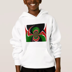 Vibrant Kenyan Flagga: En kraftfull konst T Shirt
