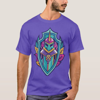 Vibrant Knight's Emblem T Shirt