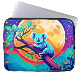 Vibrant Koala Måne Laptop Fodral