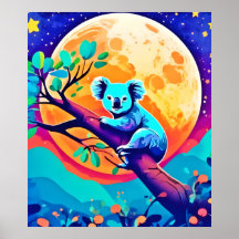 Vibrant Koala Måne