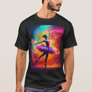 Vibrant konst av Vilden Female Ballerina Dance T Shirt