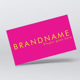 Vibrant kontrast färg, en modig modern visitkort