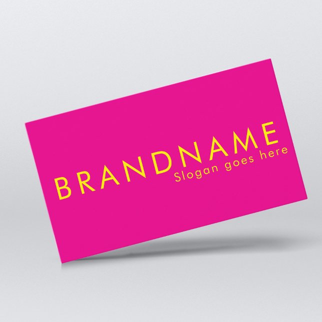 Vibrant kontrast färg, en modig modern visitkort (Skapare uppladdad)